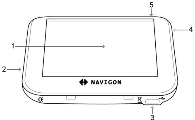NAVIGON 2200 - Description of the NAVIGON 12xx | 22xx - 1