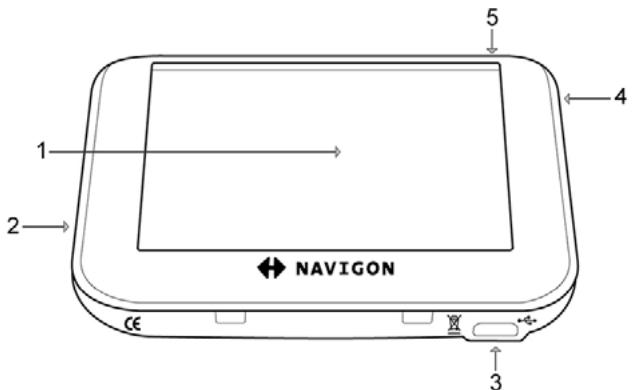 NAVIGON 2300 - Description of the NAVIGON 13xx | 23xx - 1