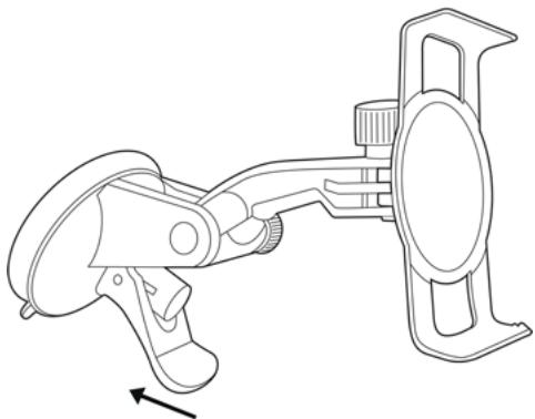 NAVIGON 2300 - Securing the cradle - 1