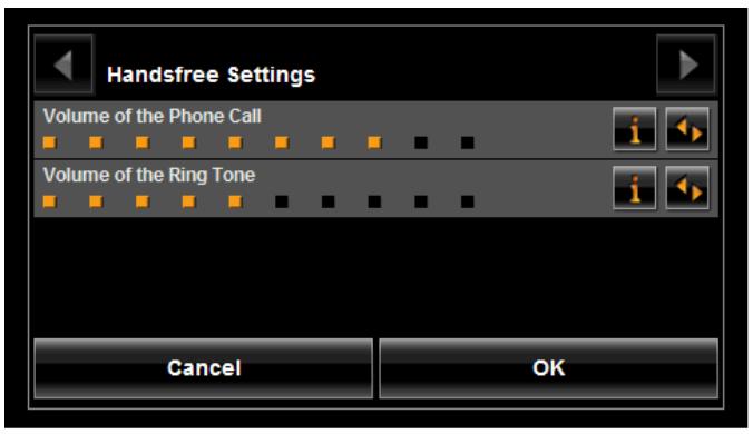 NAVIGON 8100T - Setting Hands-Free Volume - 1