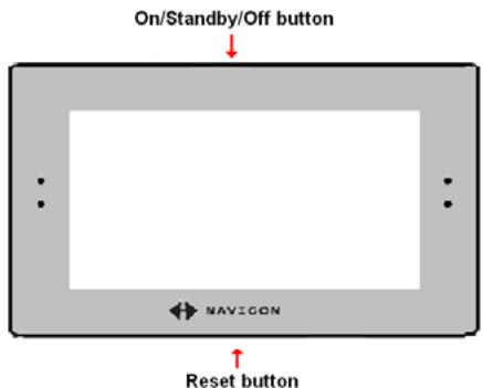 NAVIGON 8100T - Turning off the NAVIGON 8100T - 2