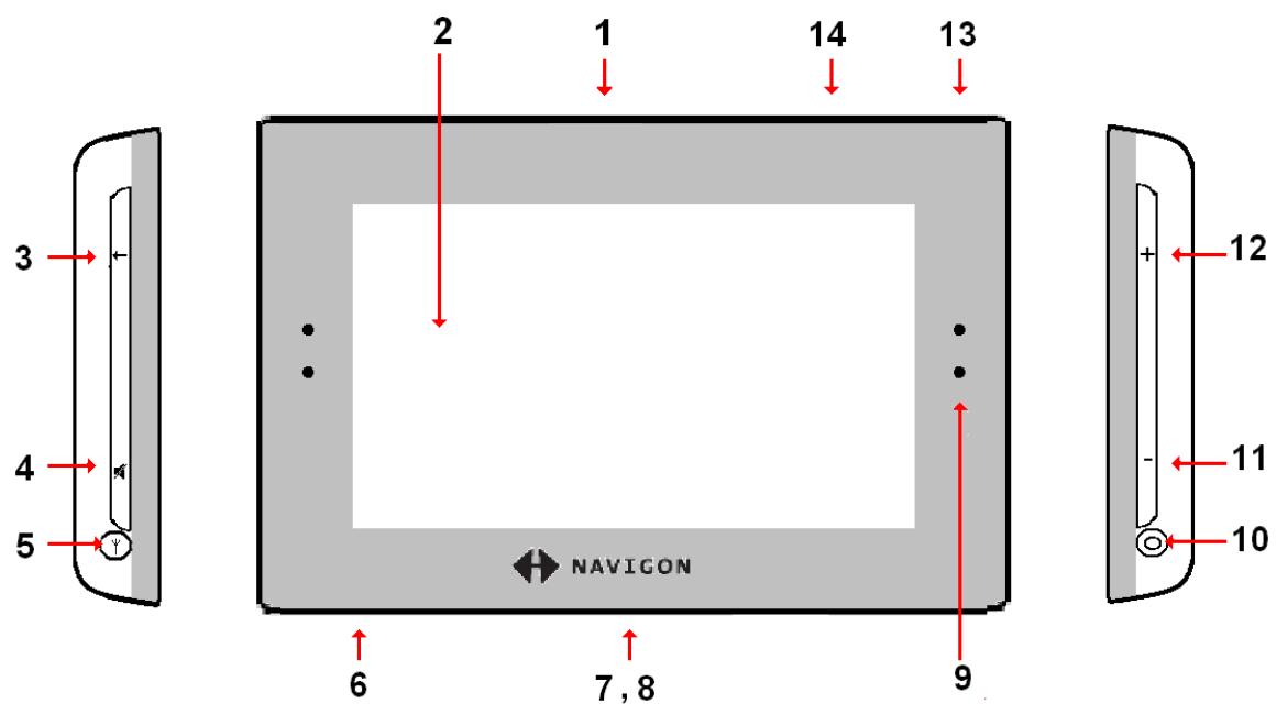 NAVIGON 8100T - Introducing Your NAVIGON 8100T - 1