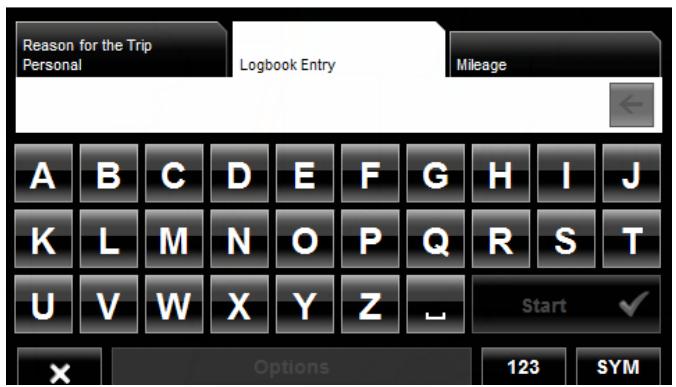 NAVIGON 8100T - Using Logbook - 2