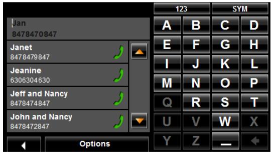 NAVIGON 8100T - Adding an Address Book Number to Speed Dial - 3