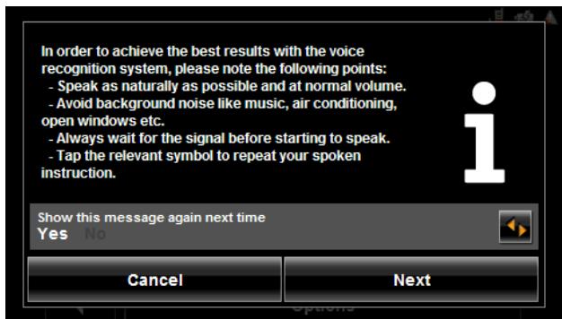 NAVIGON 8100T - Selecting a Destination using Voice Entry - 1