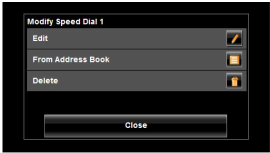 NAVIGON 8100T - Adding an Address Book Number to Speed Dial - 2