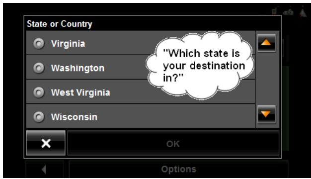 NAVIGON 8100T - Selecting a Destination using Voice Entry - 3