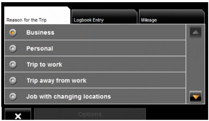 NAVIGON 8100T - Using Logbook - 1