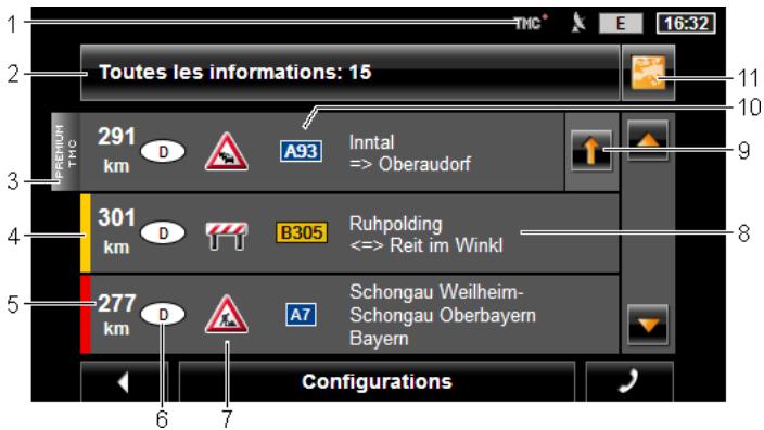 NAVIGON 70 - Afficher informations routières - 1