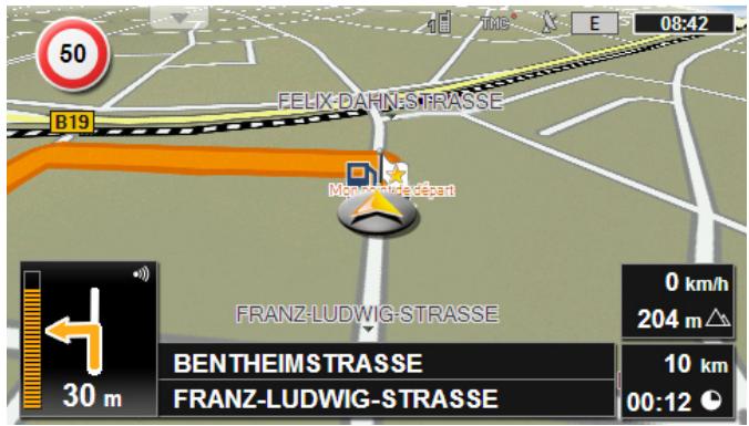 NAVIGON 70 - Barre de boutons dynamique - 1