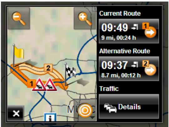 NAVIGON 1410 - Recalculate Route: On Request - 1