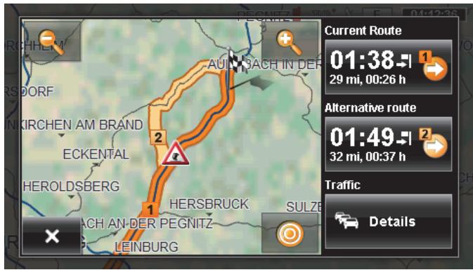 NAVIGON 40 PLUS - Recalculate Route: On Request - 1