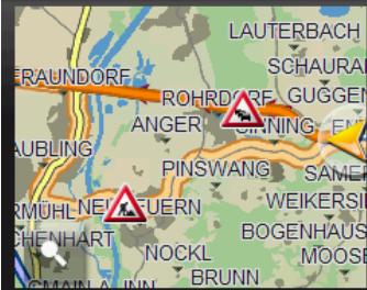 NAVIGON 42 PREMIUM - Traffic Obstruction - 1