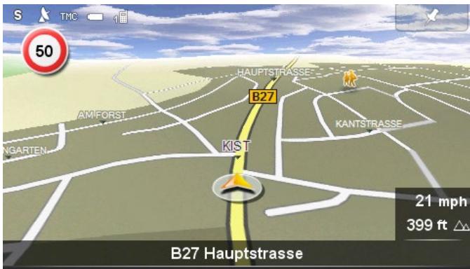 NAVIGON 42 PREMIUM - Map in Standard mode - 2