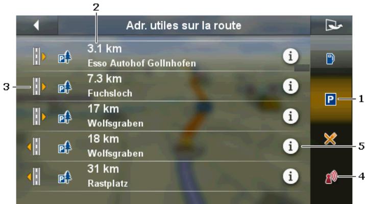 NAVIGON 92 PLUS - Afficher les adresses utiles sur votre itinéraire - 3