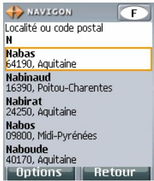 NAVIGON MOBILENAVIGATOR 6 - Listes - 1