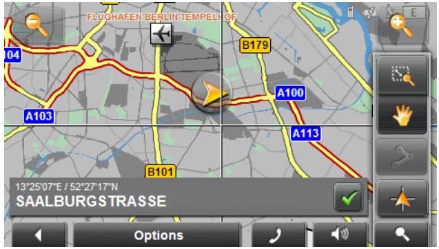 NAVIGON SUNGOO MOBILE NAVIGATION 43.01 - Map in Destination search mode - 1