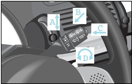 SMART FORTWO COUPE - Control levers left - 1
