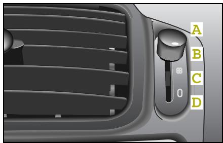 SMART FORTWO COUPE - Your heater and ventilation controls - 1