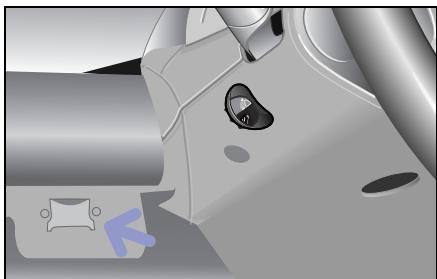 SMART FORTWO COUPE - On-board diagnosis socket (OBD) - 1