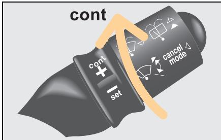 SMART FORTWO COUPE - Temporarily switching off the speed limiter - 1