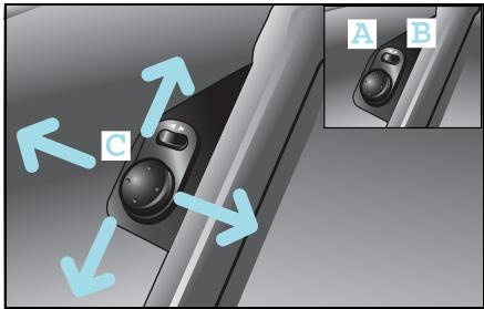 SMART FORTWO COUPE - Manually adjustable outside mirror - 1