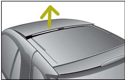 SMART FORTWO COUPE - Switch for the power glass sliding roof - 1
