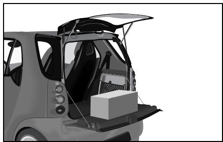 SMART FORTWO COUPE - Unlocking the lower tailgate of the smart fortwo coupé - 1