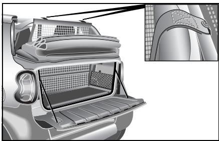 SMART FORTWO COUPE - Divider* between the luggage and passenger compartments (cabrio) - 1