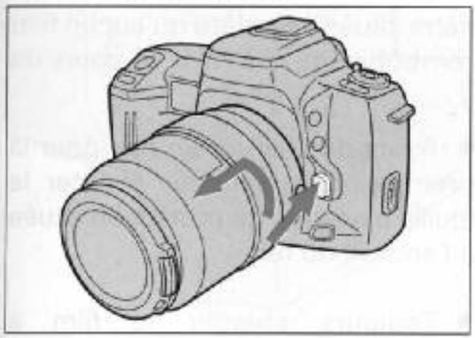 MINOLTA DYNAX MAXXUM 700SI - Retrait de l'objectif - 1
