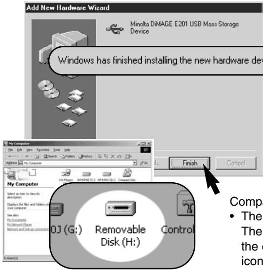 MINOLTA DIMAGE E201 - CONNECTING TO WINDOWS ME - 4