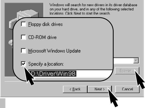 MINOLTA DIMAGE E201 - CONNECTING TO WINDOWS 98 - 3