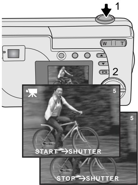 MINOLTA DIMAGE E223 - Playing back movies - 1