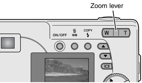 MINOLTA DIMAGE E223 - Using the zoom lens - 1