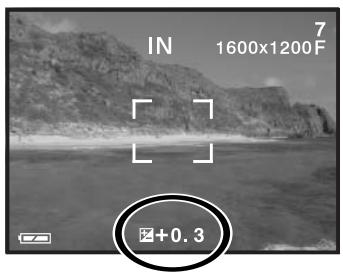 MINOLTA DIMAGE E223 - Exposure compensation - 1