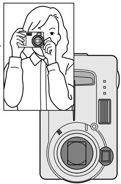 MINOLTA DIMAGE E223 - Handling the camera - 1