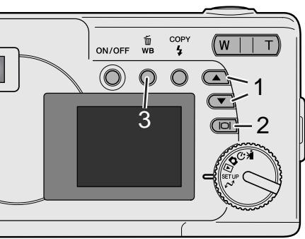 MINOLTA DIMAGE E223 - Navigating the setup menu - 1