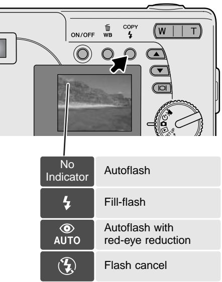 MINOLTA DIMAGE E223 - Flash modes - 1