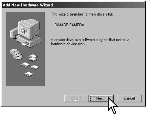 MINOLTA DIMAGE E223 - Connecting to Windows 98 and 98 Second Edition - 2