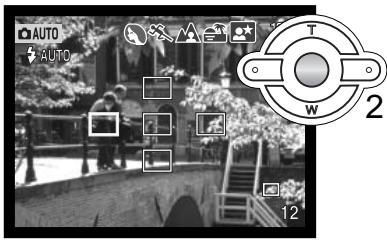 MINOLTA DIMAGE F100 - Focus area selection - 2
