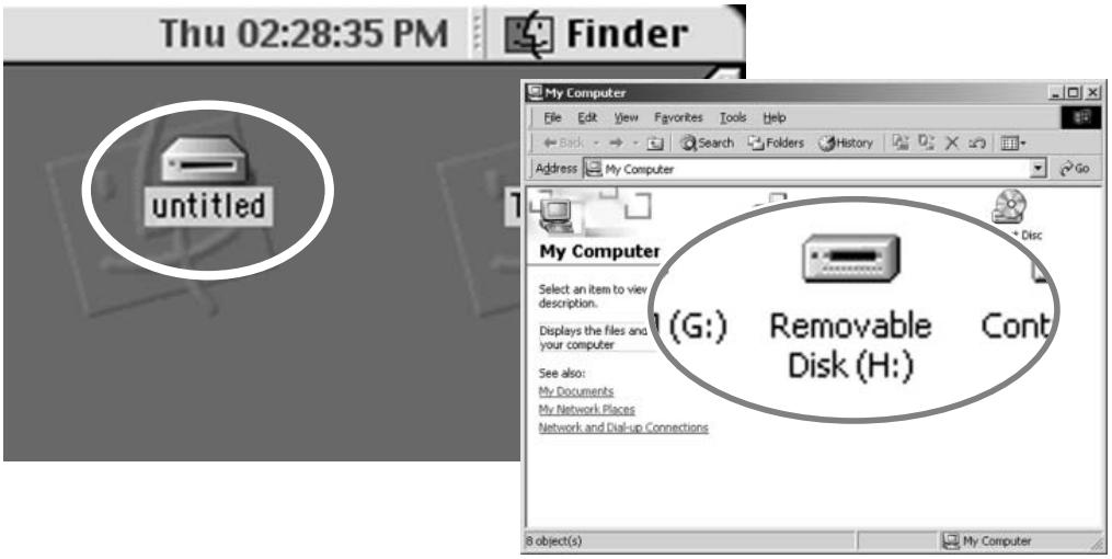 MINOLTA DIMAGE F100 - Connecting the camera to a computer - 4