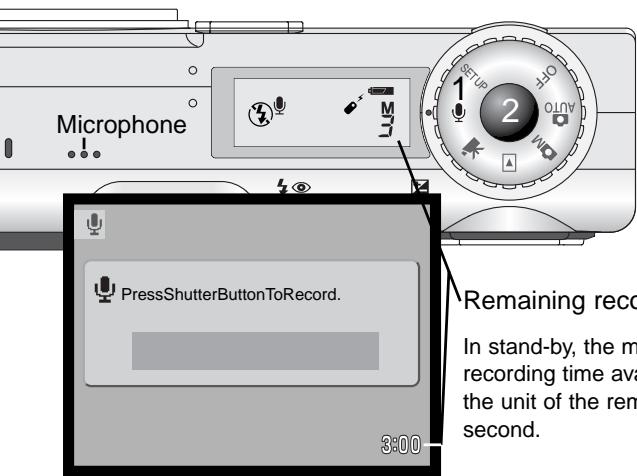 MINOLTA DIMAGE F100 - AUDIO RECORDING - 1