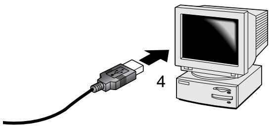 MINOLTA DIMAGE F100 - Connecting the camera to a computer - 2