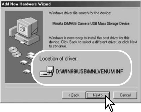 MINOLTA DIMAGE F100 - Manual Installation - 4