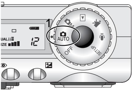 MINOLTA DIMAGE F100 - Setting the camera to record images automatically - 1