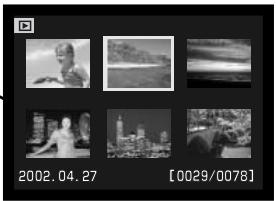 MINOLTA DIMAGE F100 - Display button – playback mode - 2