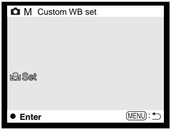 MINOLTA DIMAGE F100 - Custom White Balance - 2