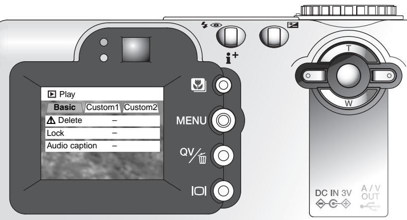 MINOLTA DIMAGE F100 - Navigating the playback-mode menu - 6