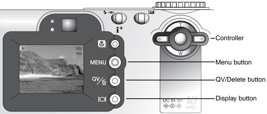 MINOLTA DIMAGE F100 - Playing back voice memos and audio captions - 3