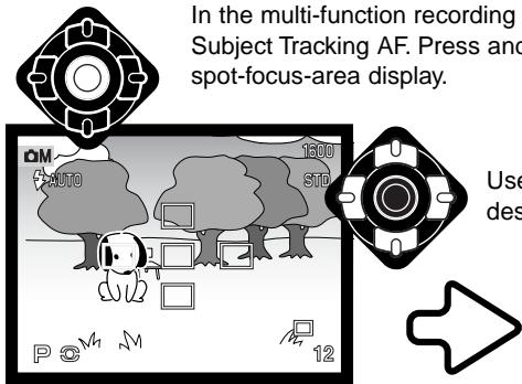 MINOLTA DIMAGE F200 - Subject Tracking AF with Focus Area Selection - 1